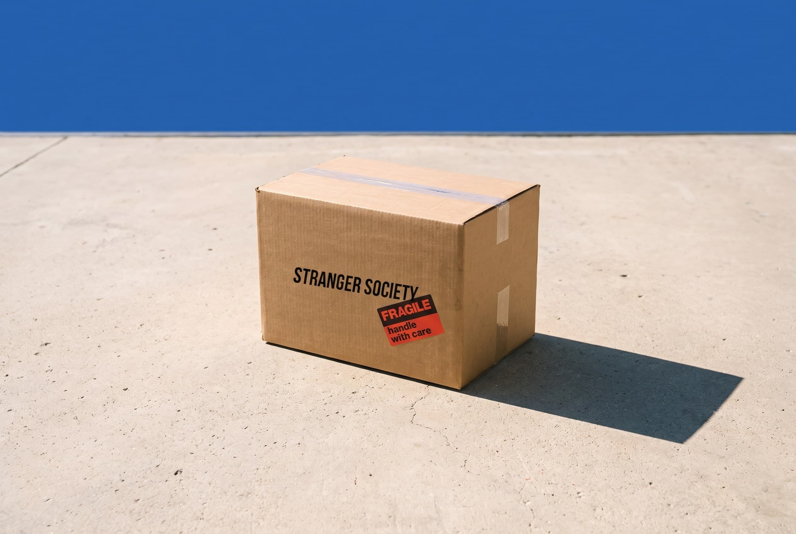 The sealed Stranger Society box