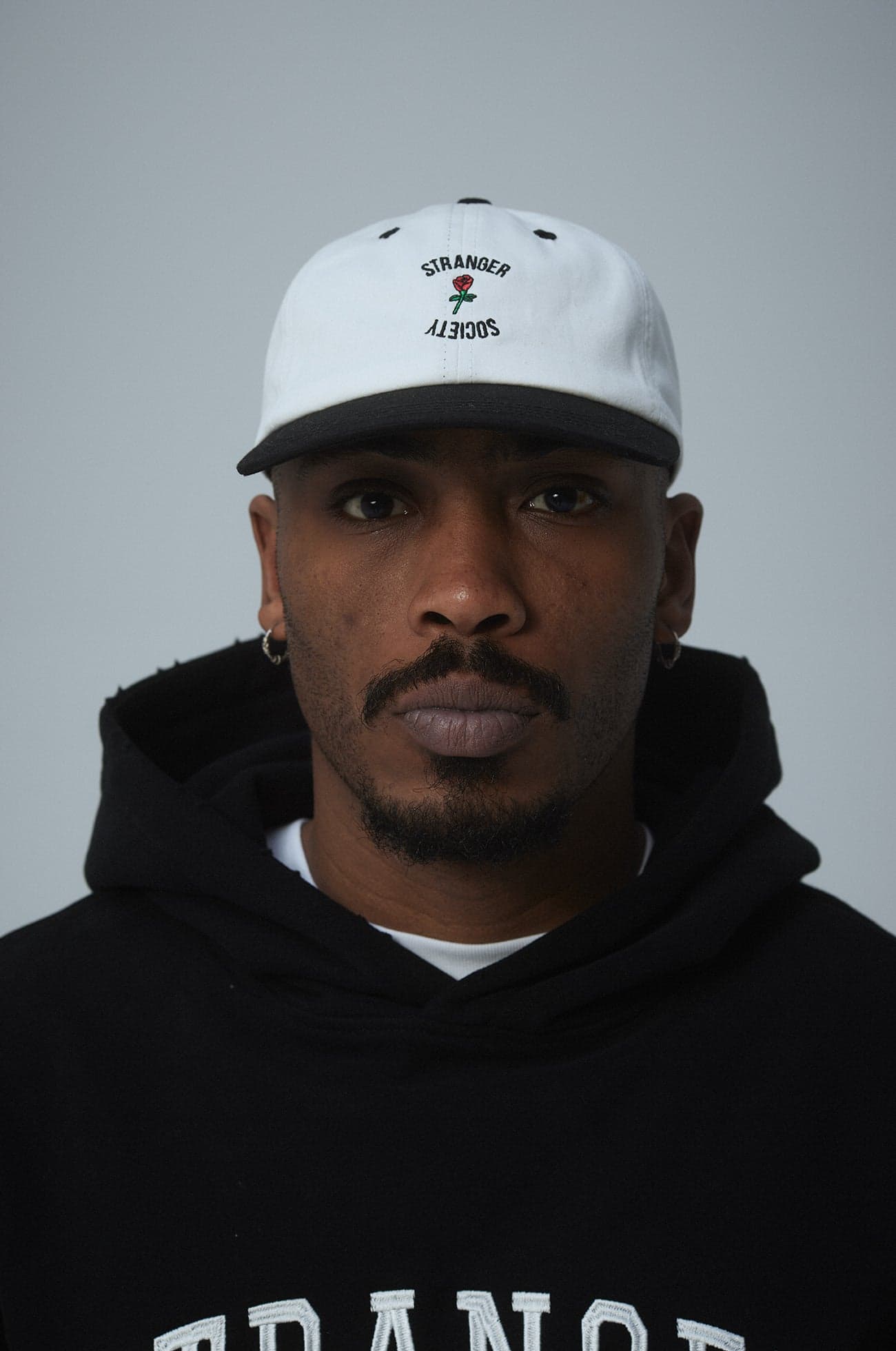 2-tone natural Crew logo cap