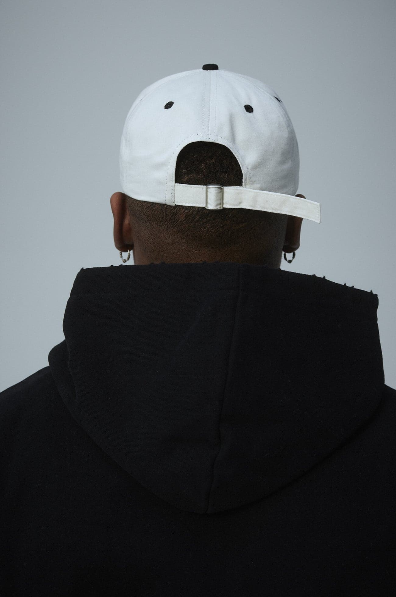 2-tone natural Crew logo cap — view 4