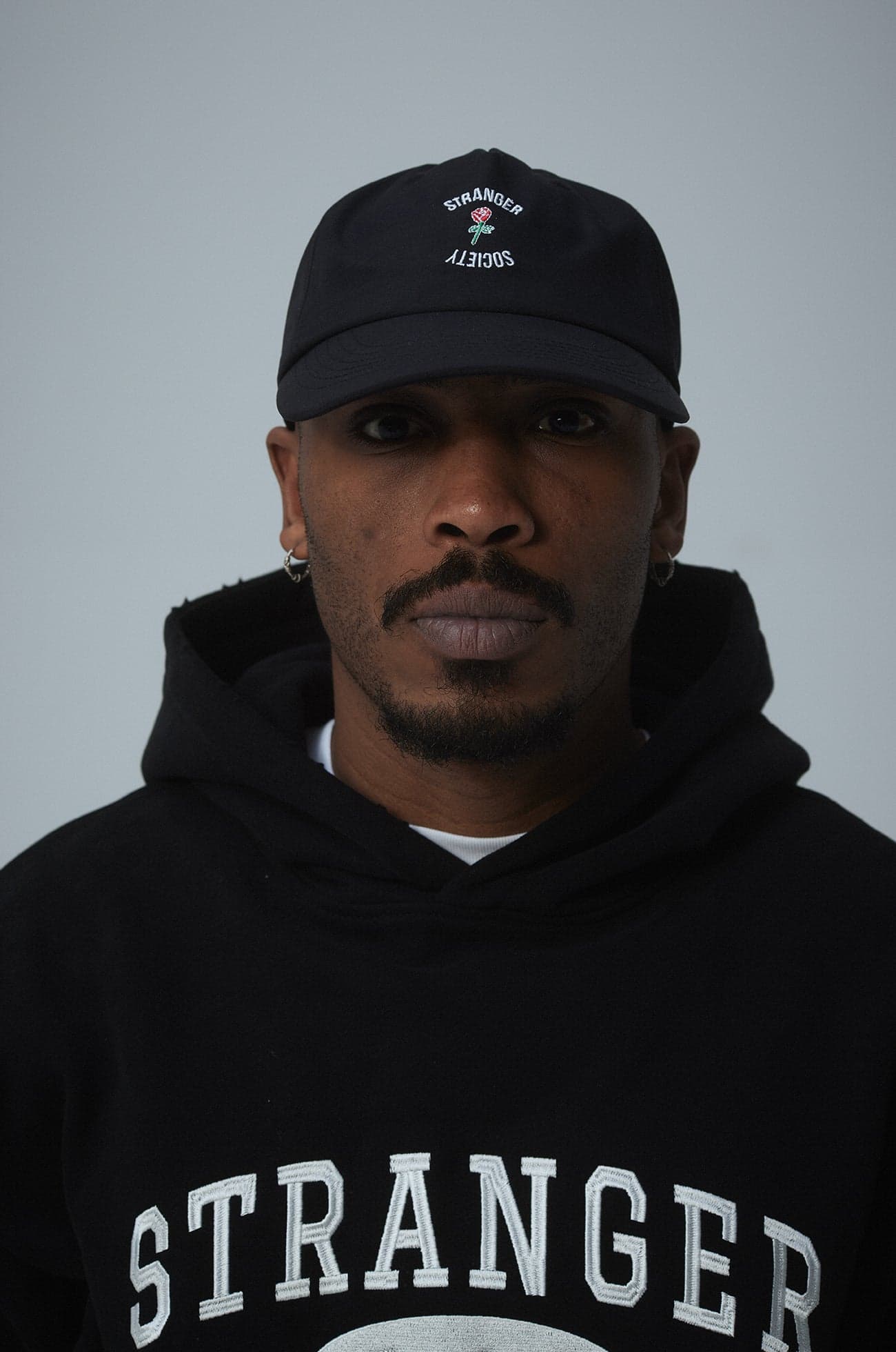 Black Crew logo nylon cap