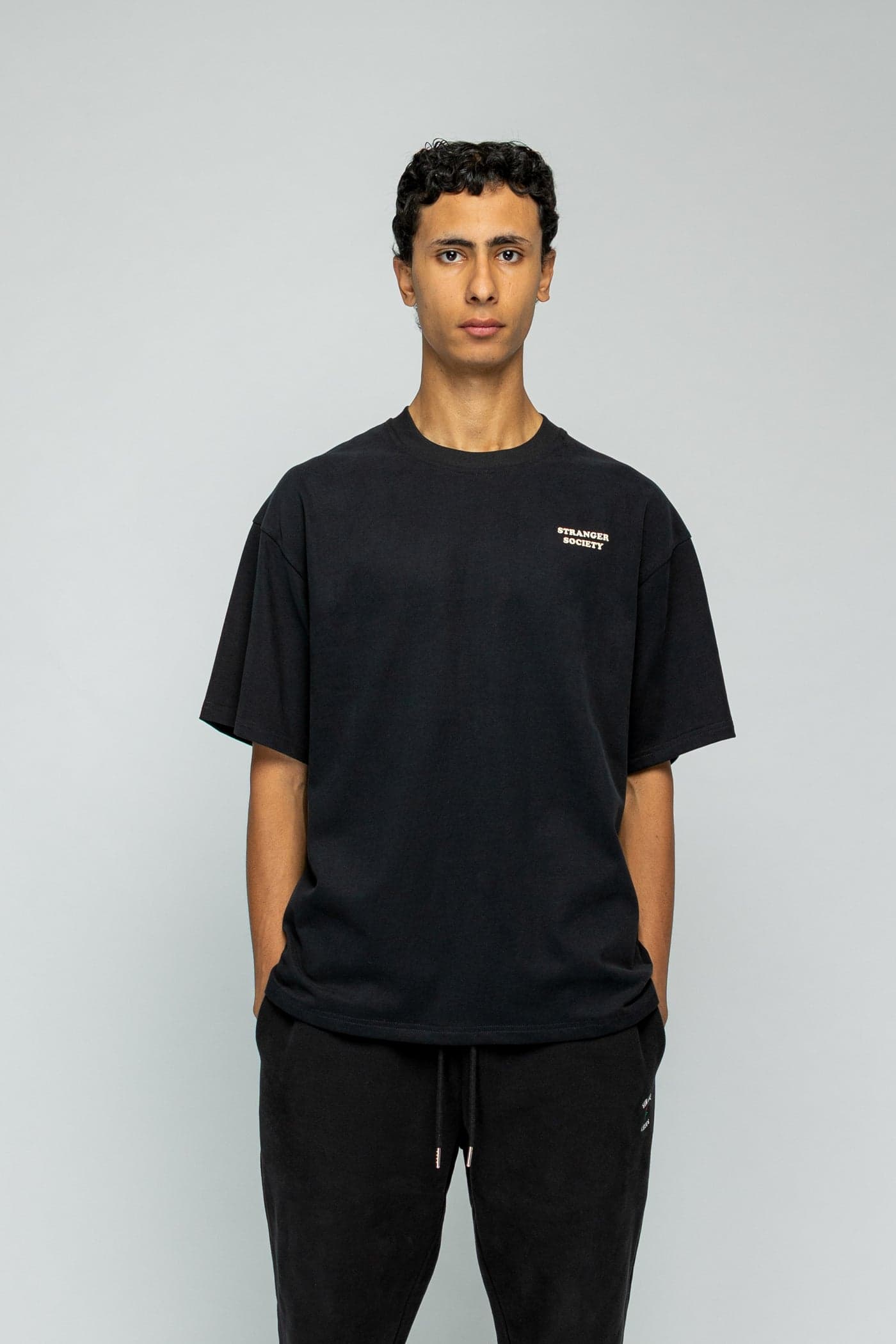 Bold Bouquet Tshirt - Black — view 3