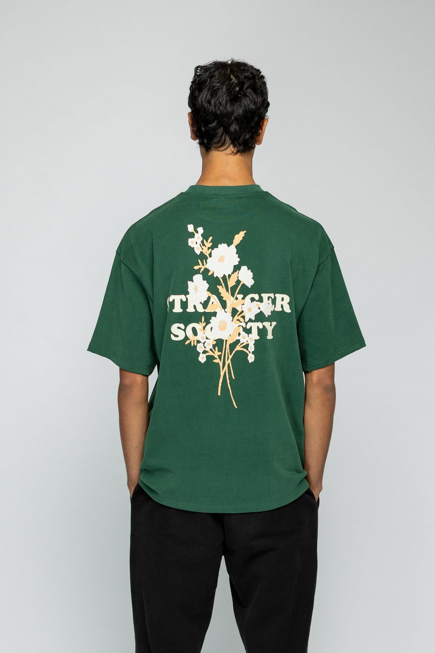 Bold Bouquet Tshirt - Green — view 4