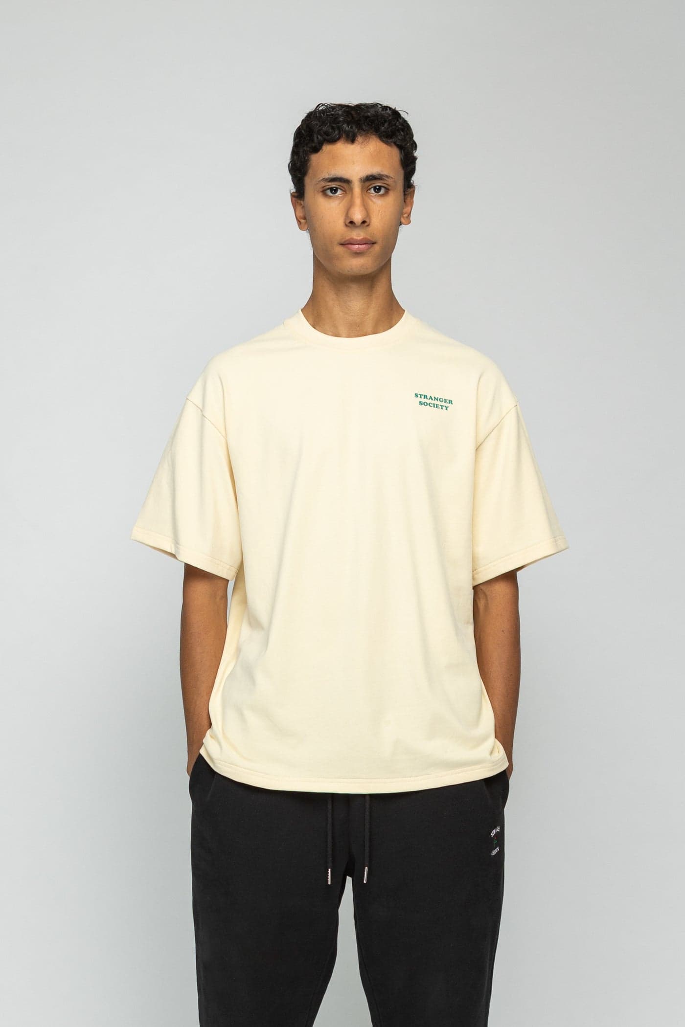 Bold Bouquet Tshirt - Nude — view 3