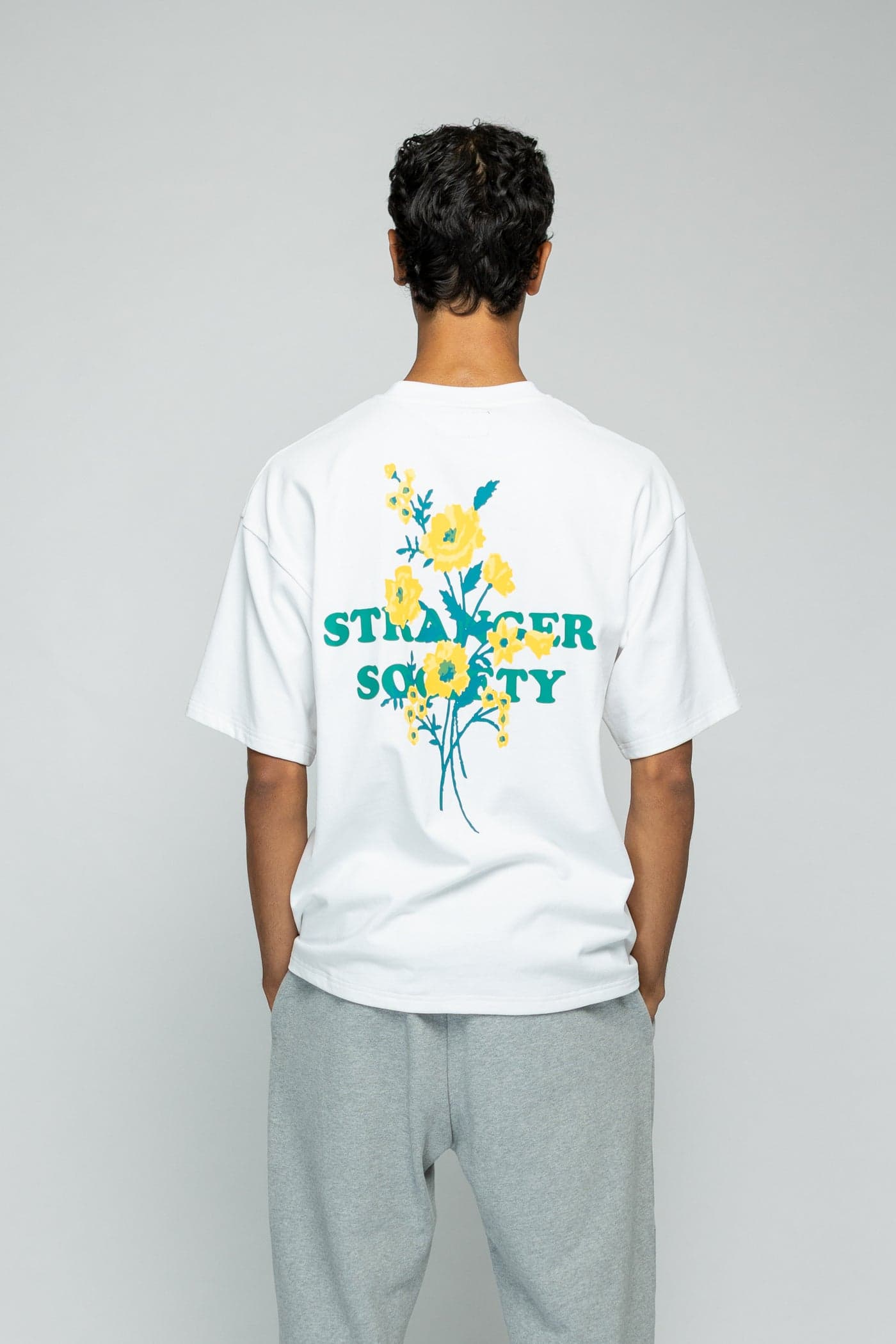Bold Bouquet Tshirt - White — view 4