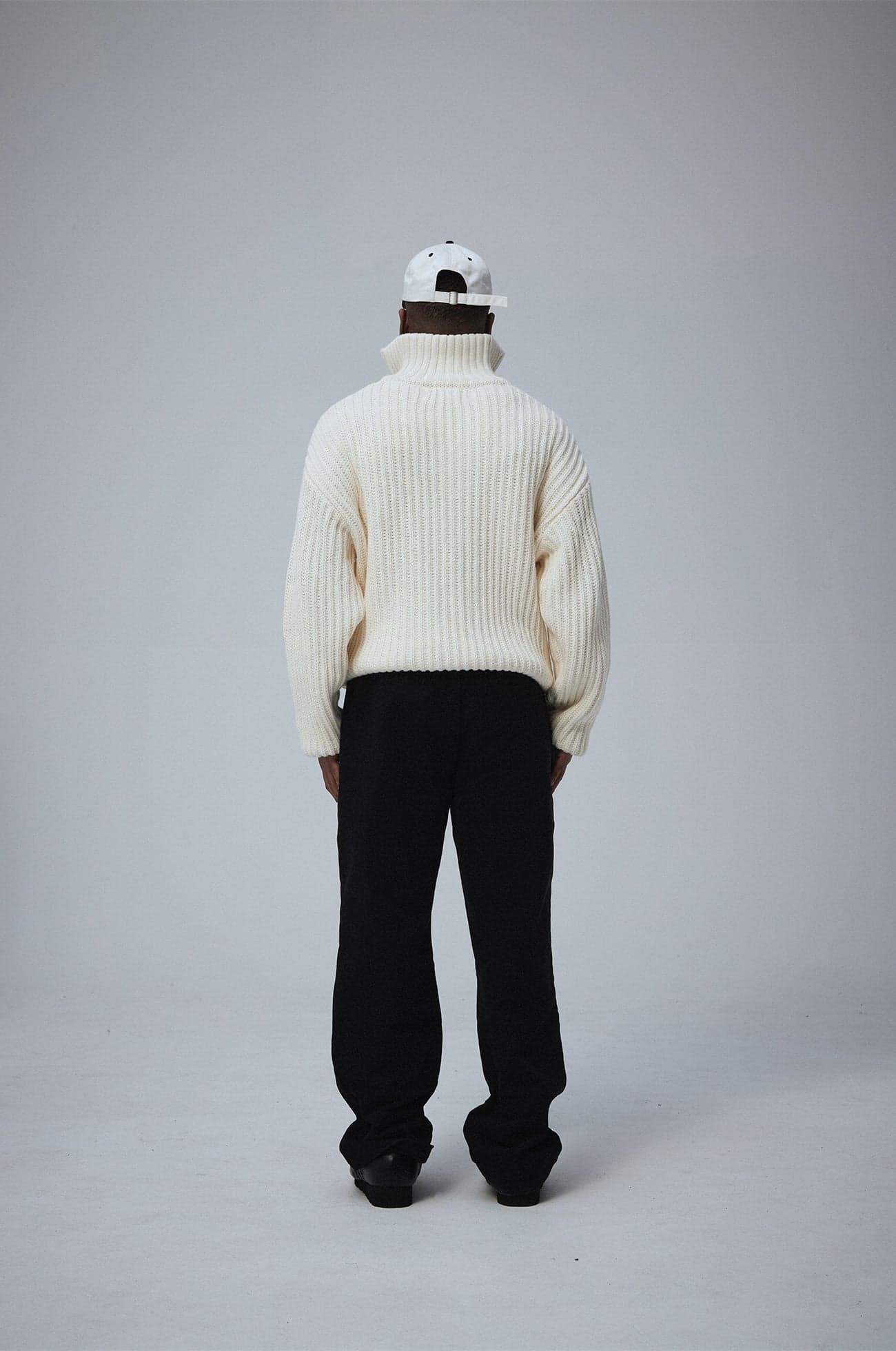 Fisherman knit Crew logo Natural — view 3