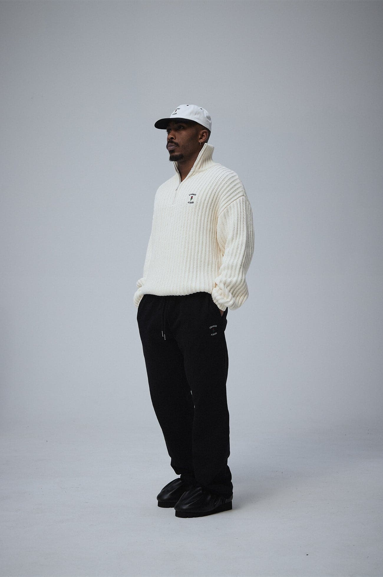 Fisherman knit Crew logo Natural — view 4