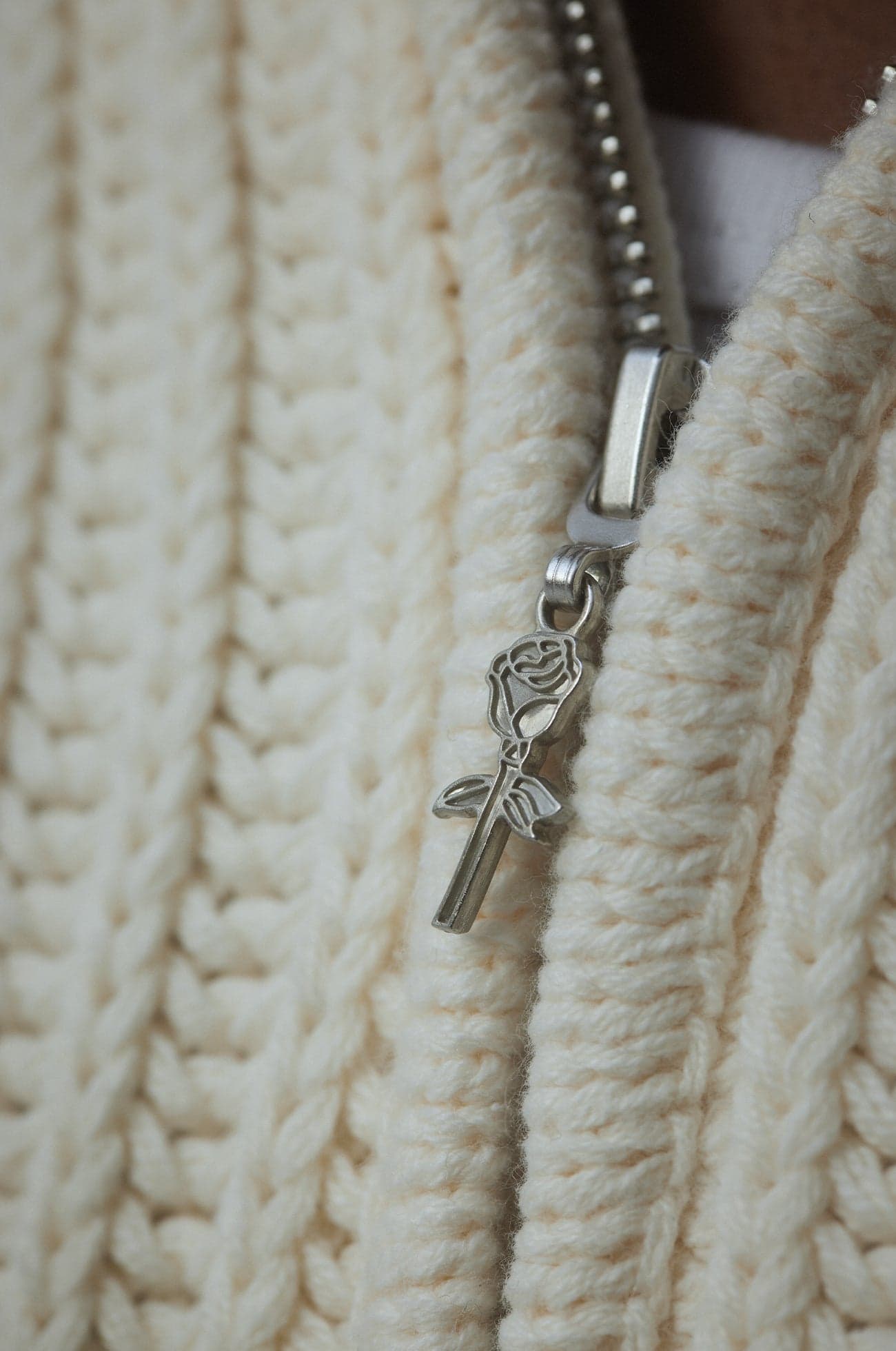 Fisherman knit Crew logo Natural — view 5