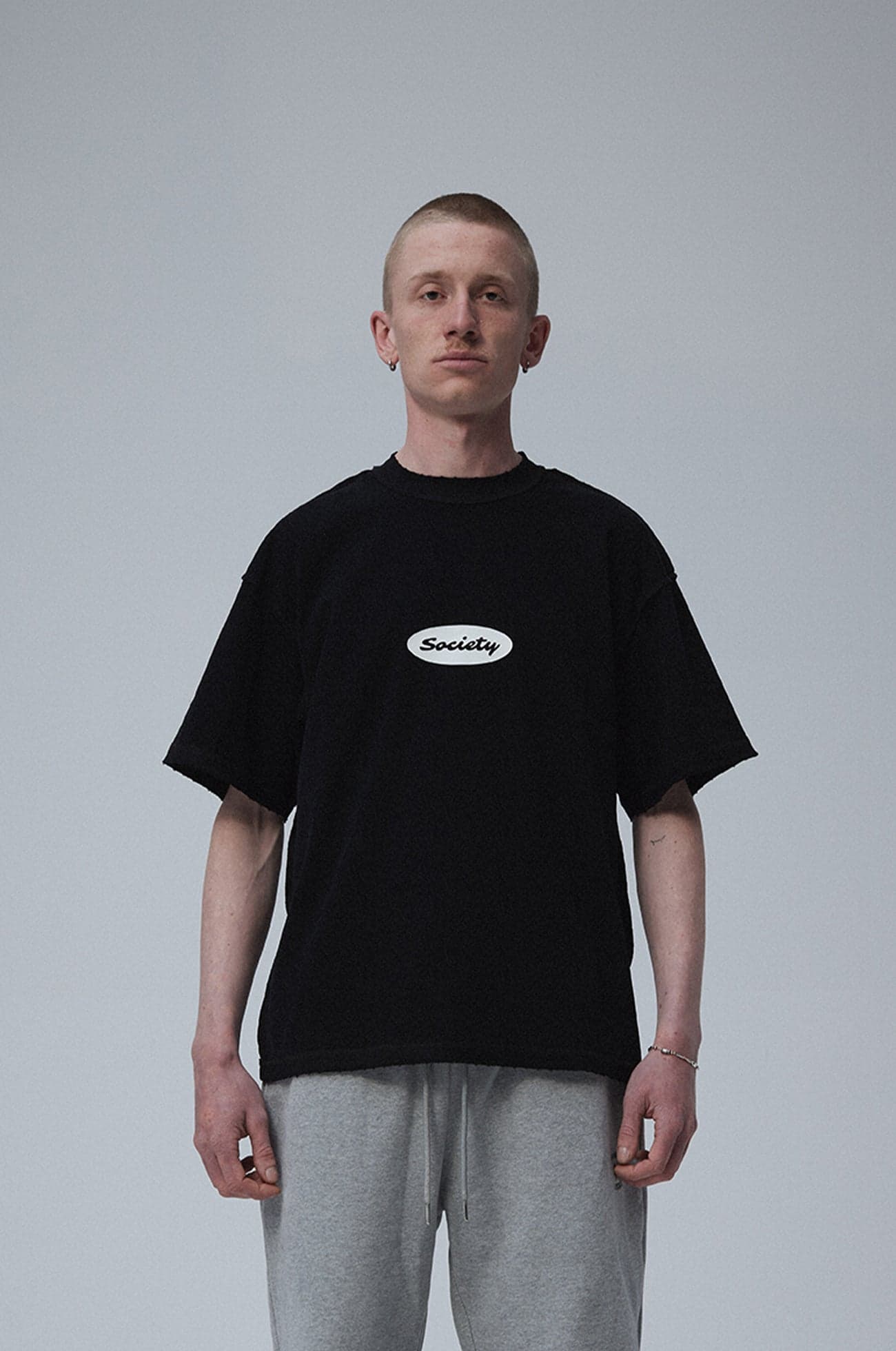 Dropout t-shirt Black