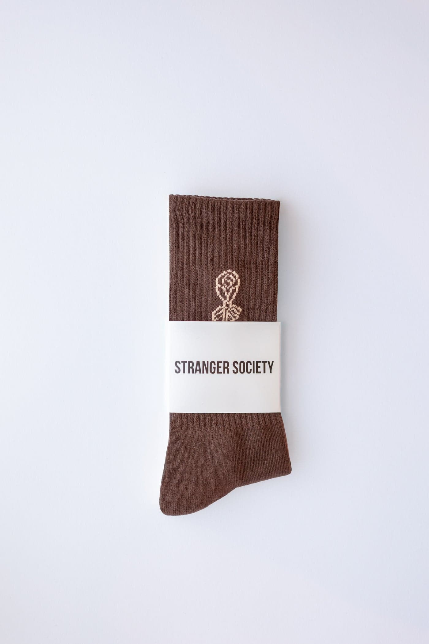 Garden Logo - Sock - Brown