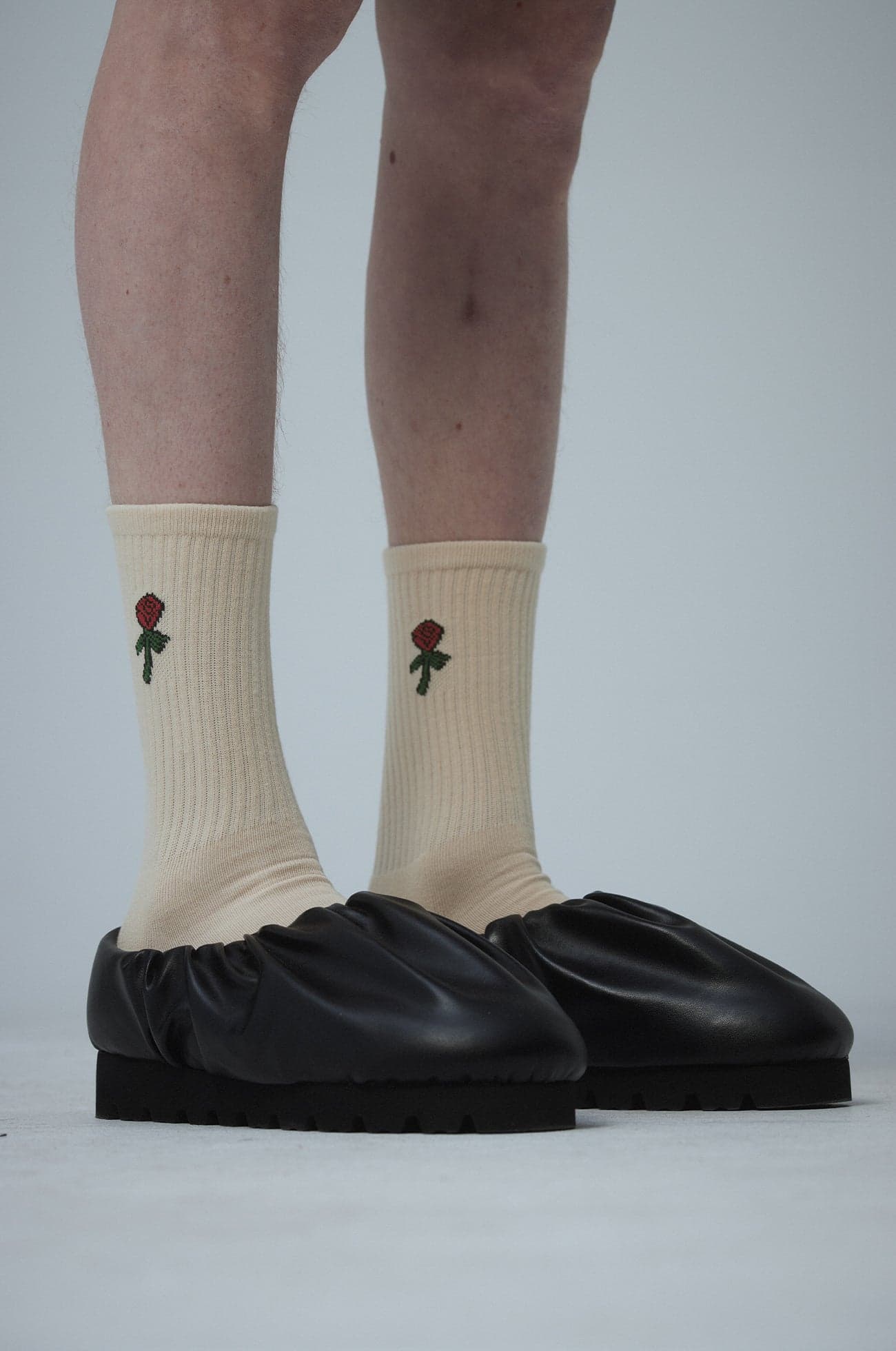 Garden logo socks Sand — view 3