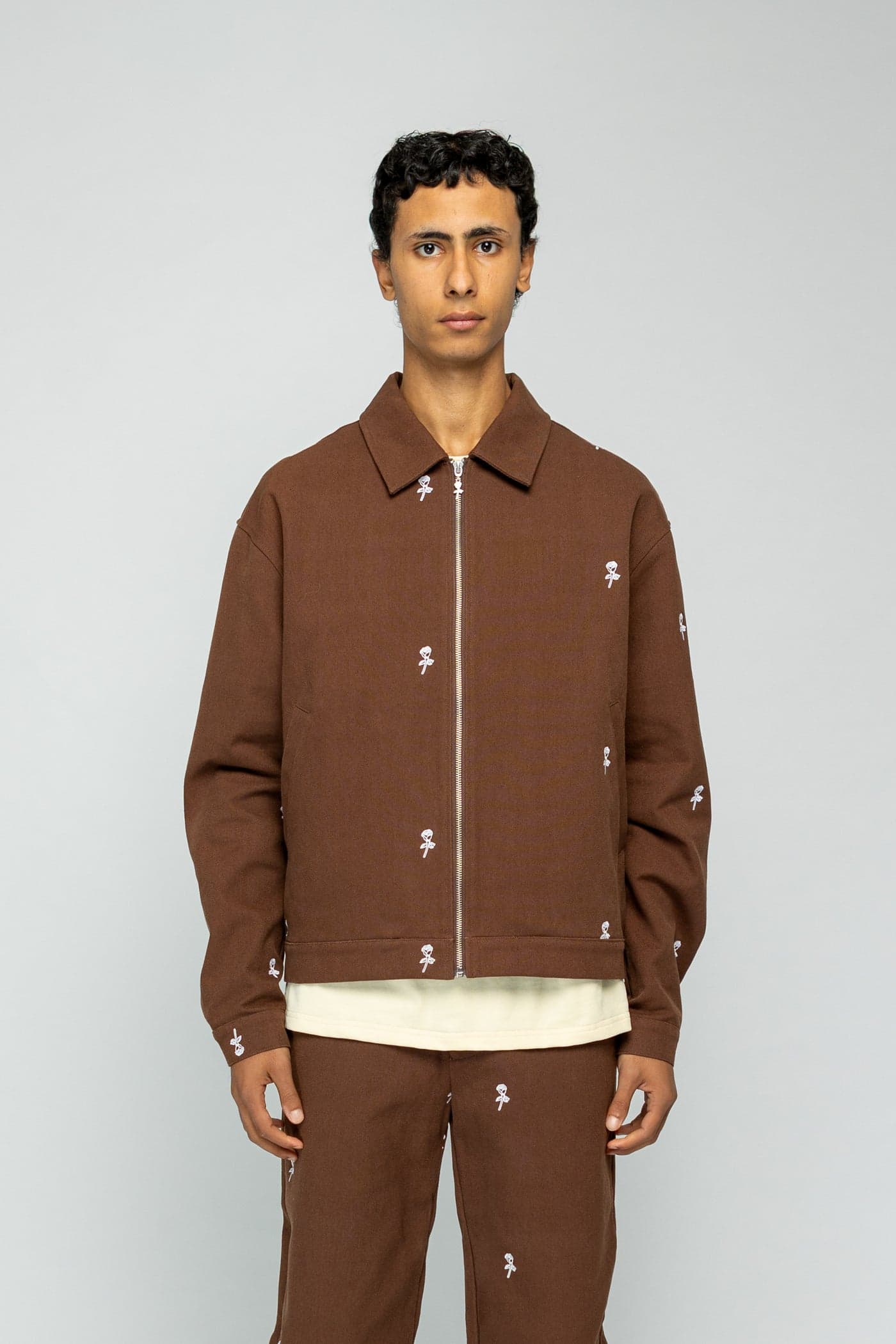 Roses Jacket - Brown — view 3