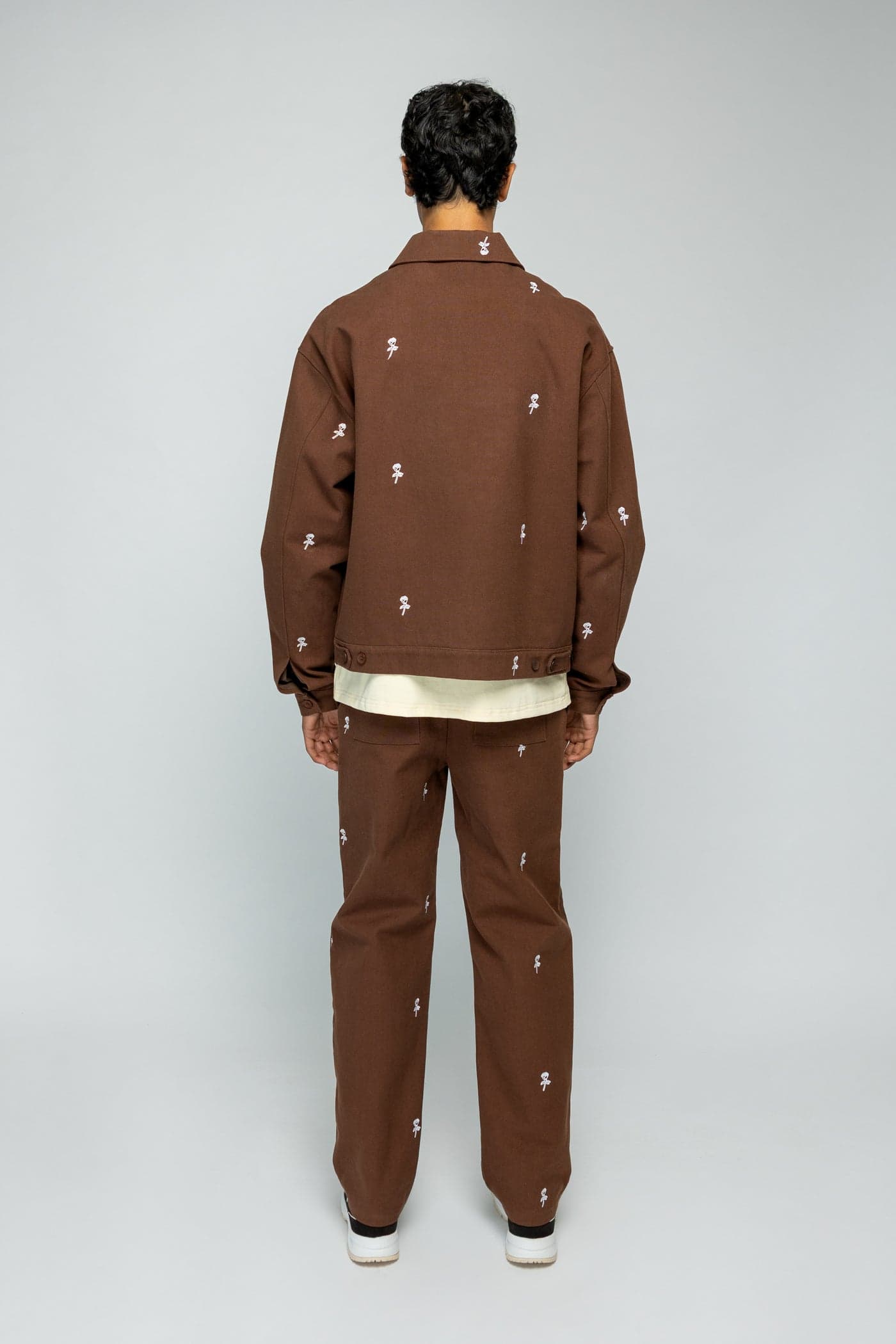 Roses Jacket - Brown — view 7
