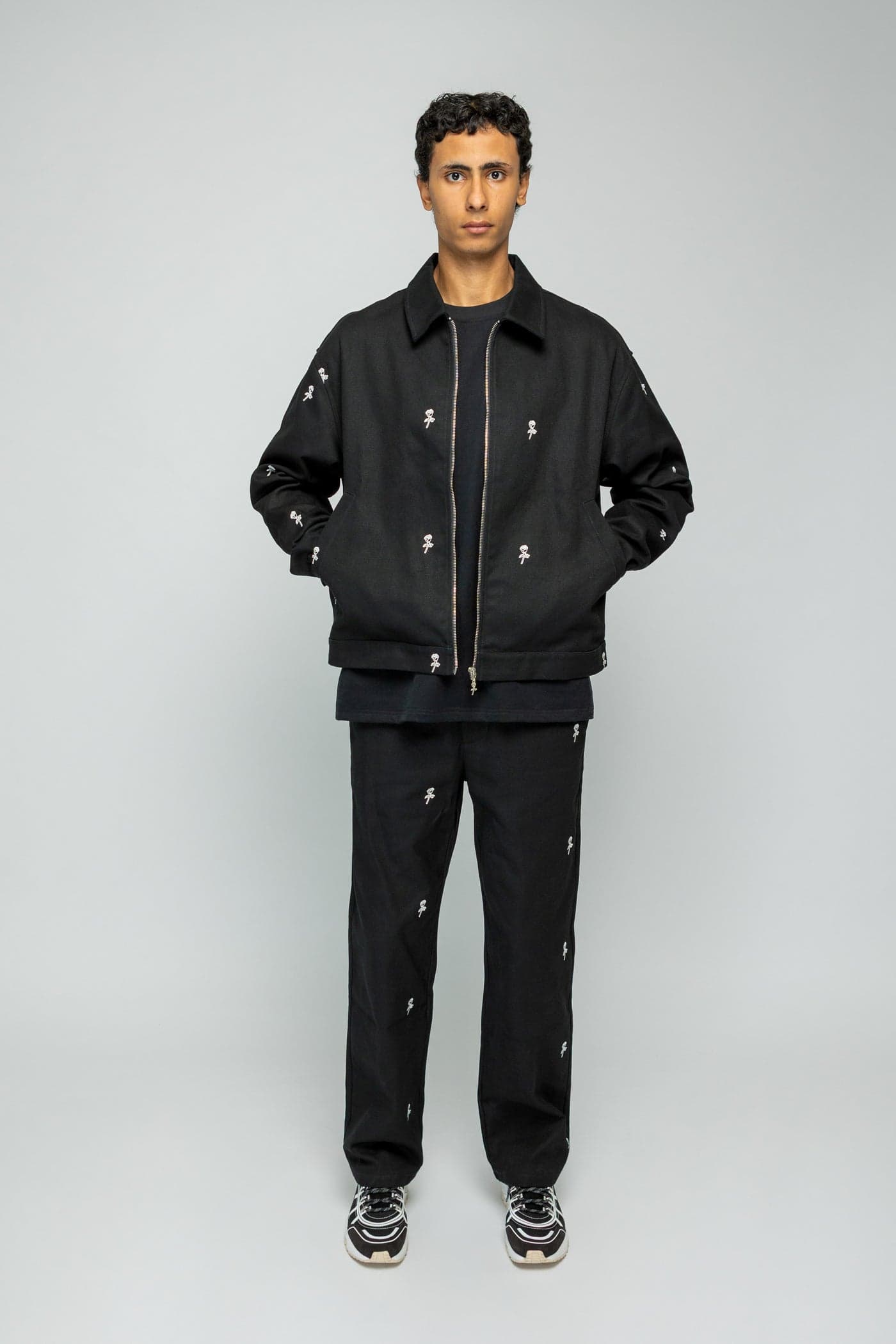 Roses Pants - Black — view 3