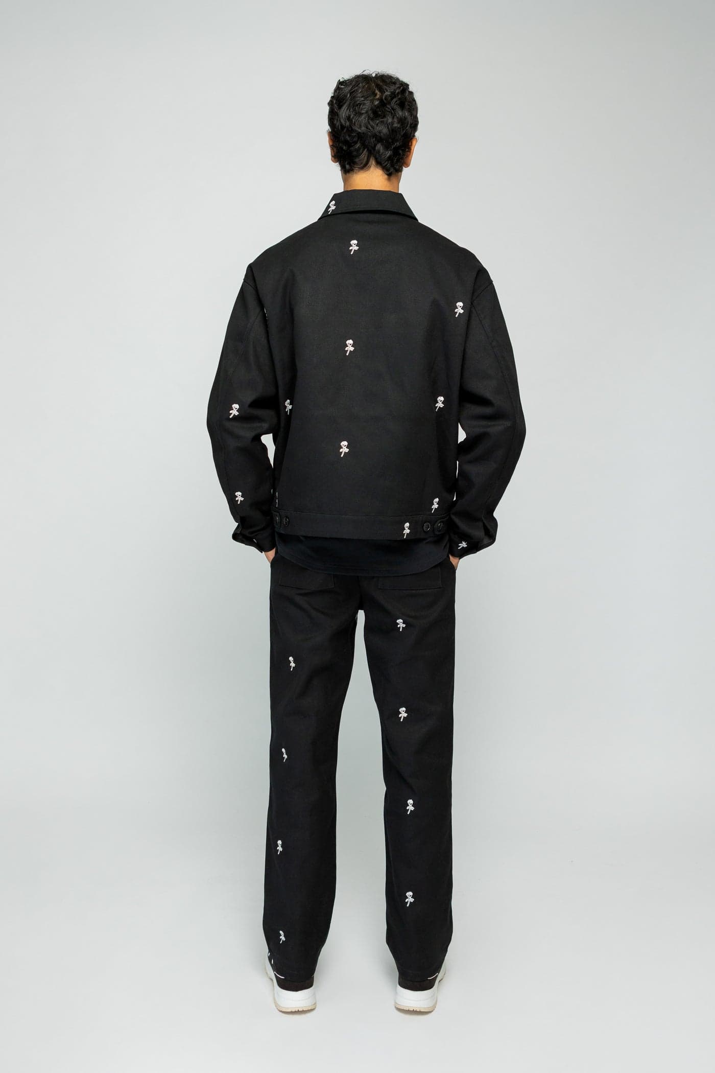 Roses Pants - Black — view 7
