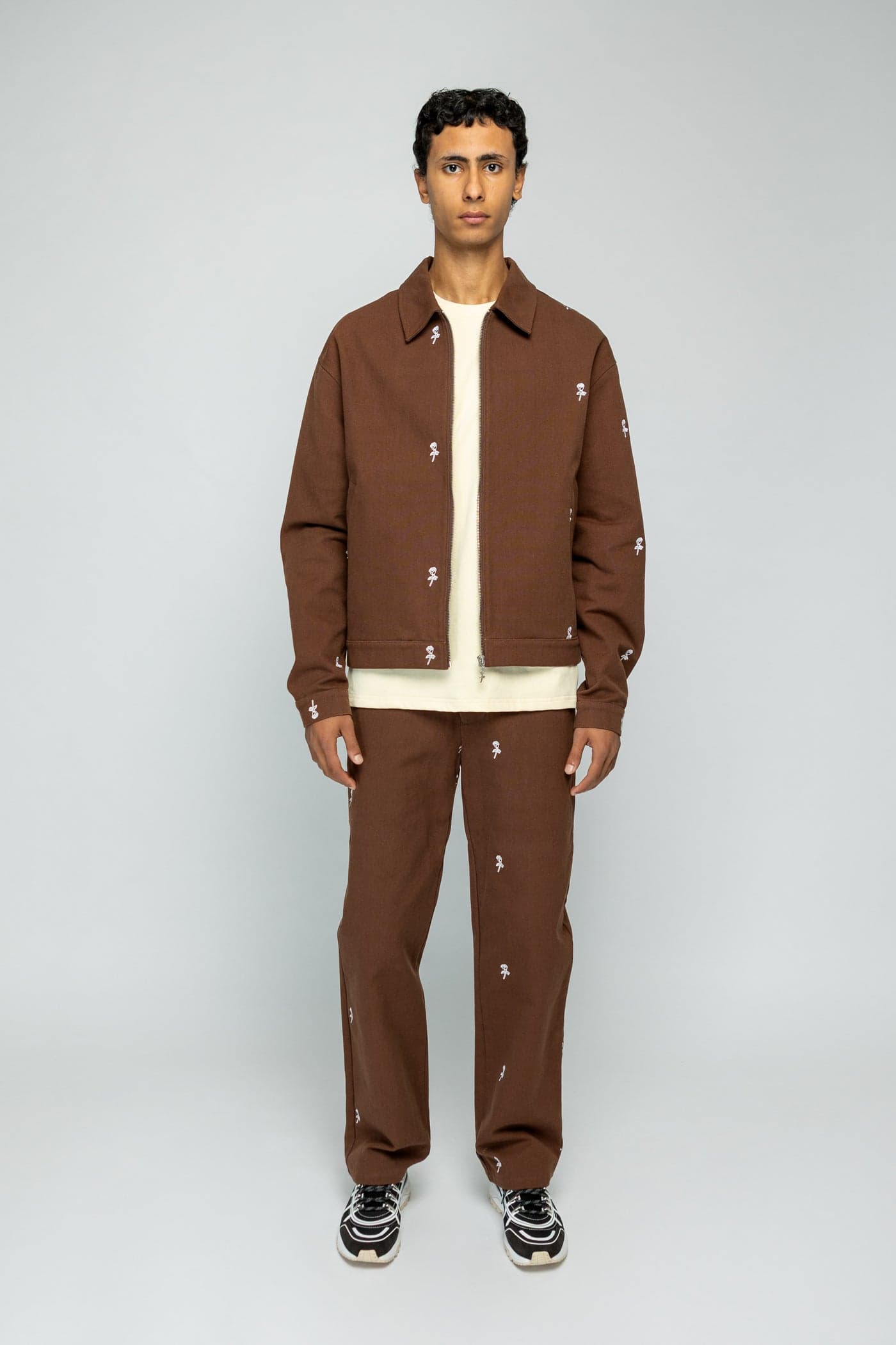 Roses Pants - Brown — view 3
