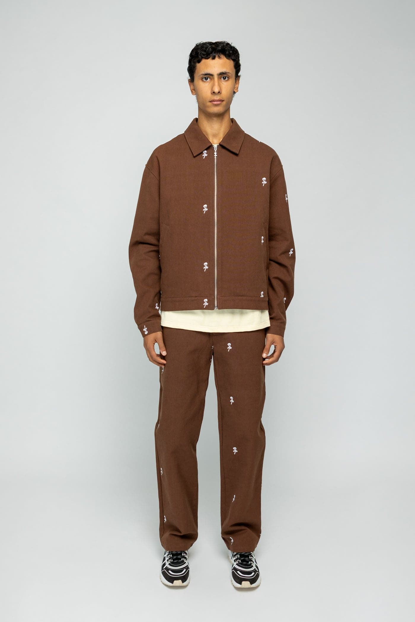 Roses Pants - Brown — view 4